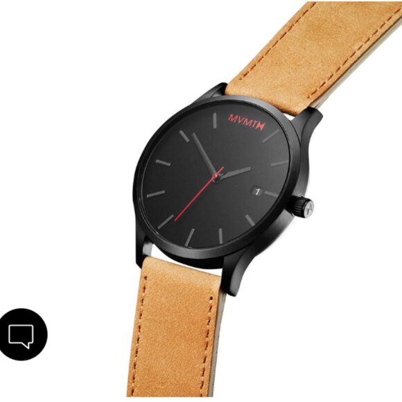 MVMT Men's Classic Tan Leather Watch - Picture 3 of 6